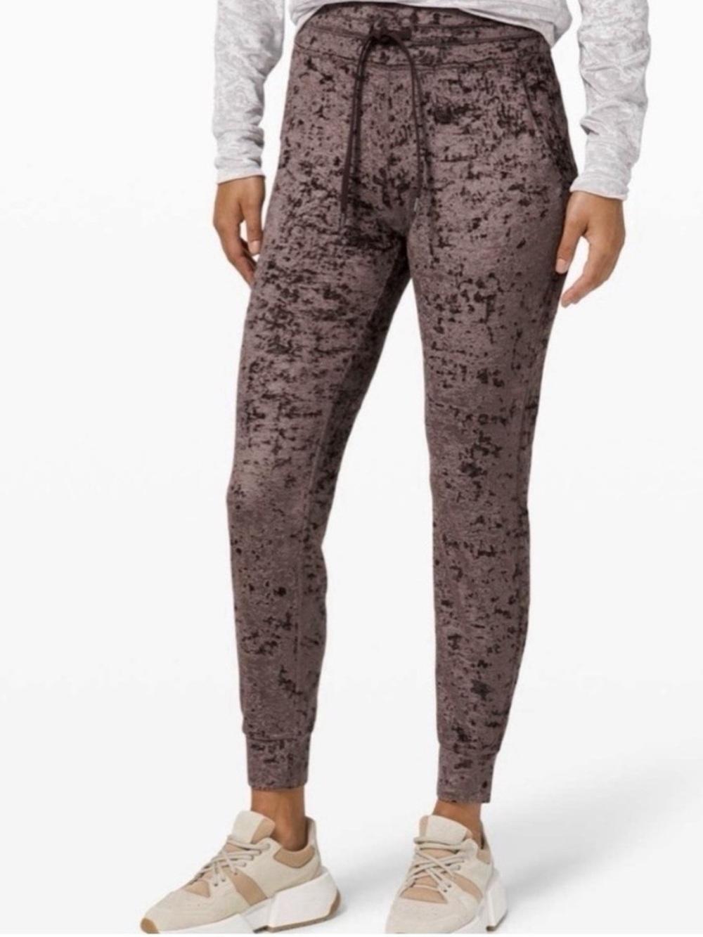 Lululemon Brown Velvet Joggers